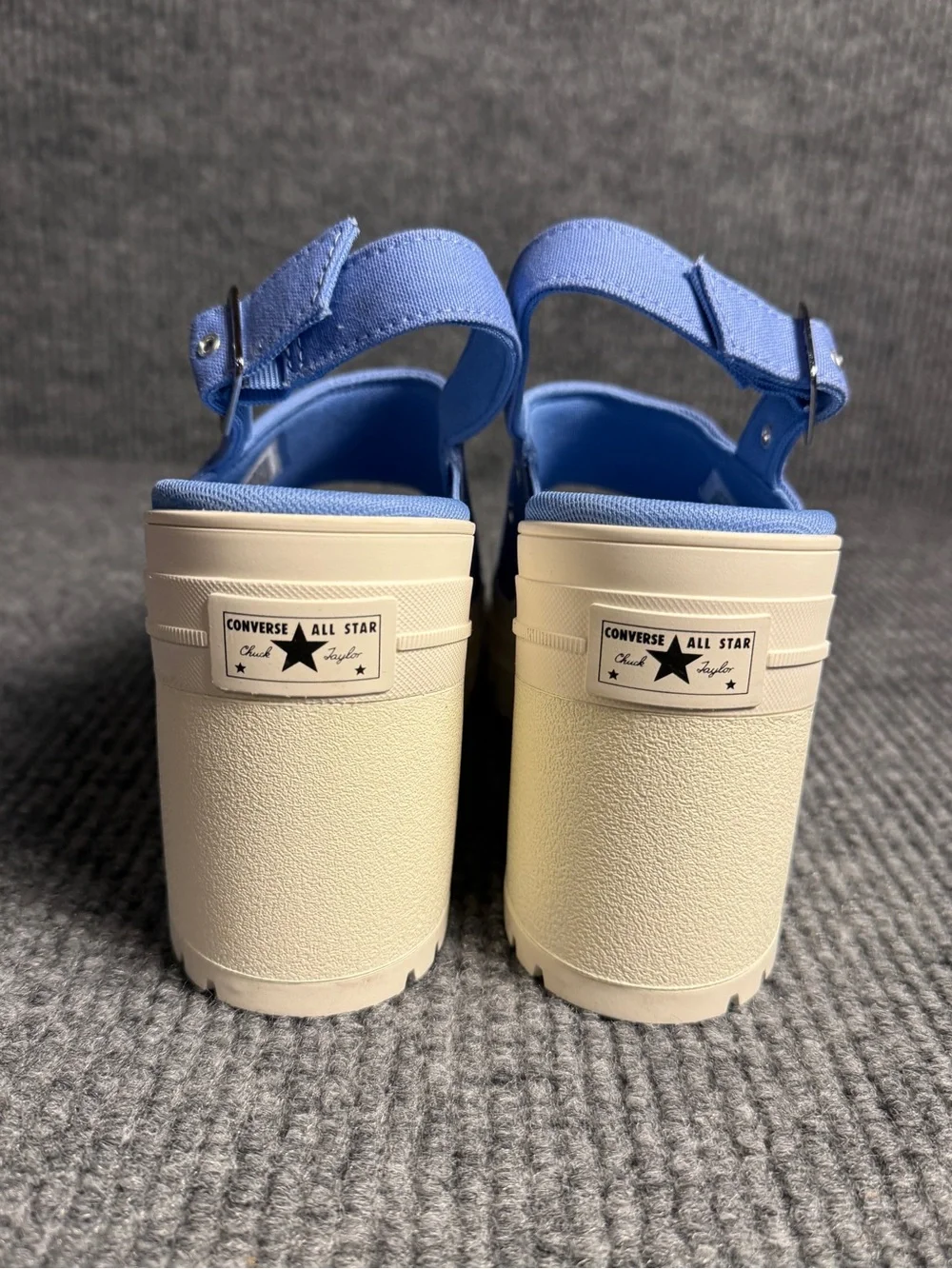 Converse Chuck 70 De Luxe Heel Sandal Platform - Open Sky - Size 8.5 NWOB